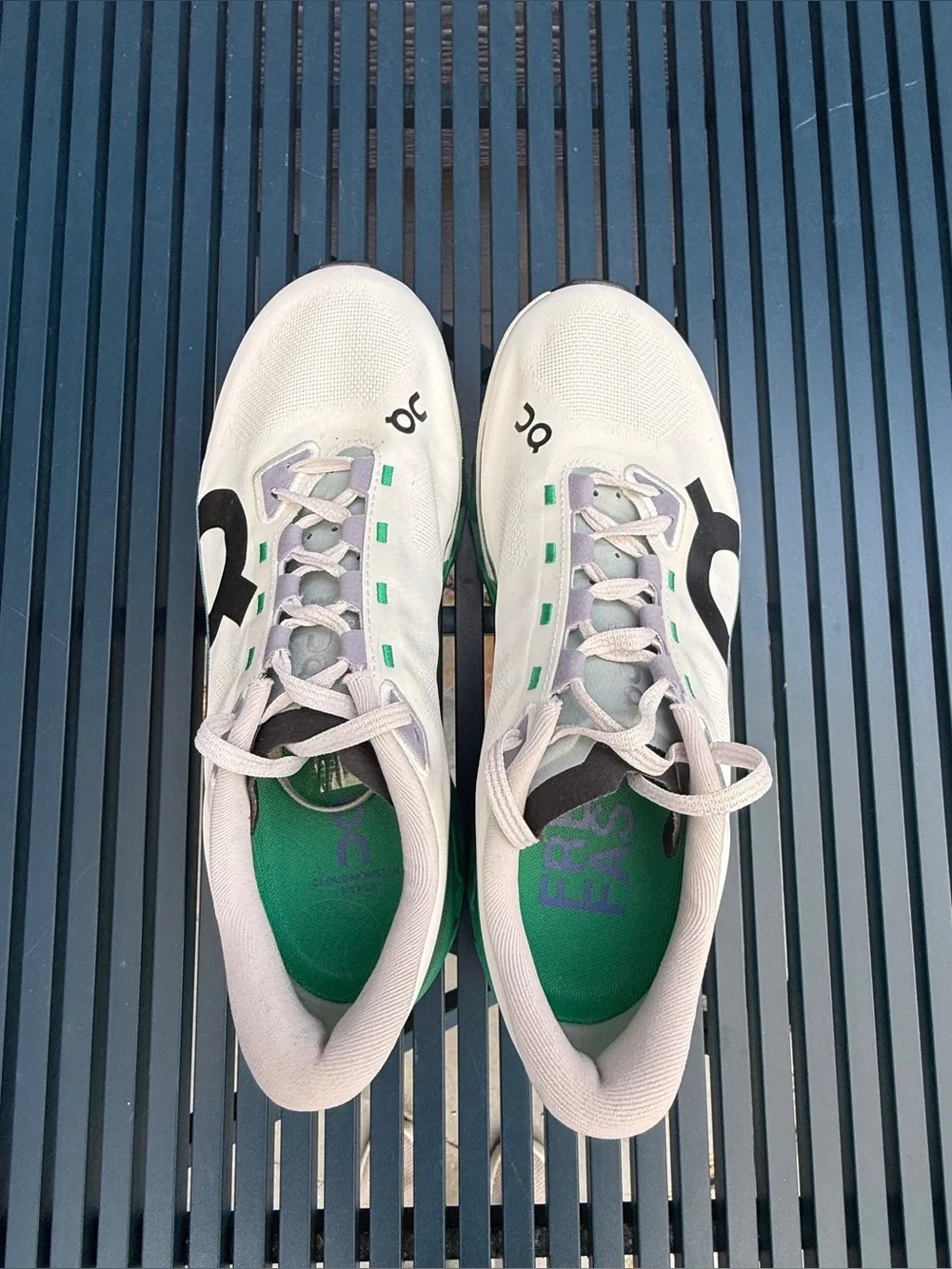 On Cloudmonster Hyper, Women’s 8.5, White/Mint